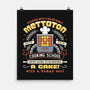Mettaton Cooking School Crest-None-Matte-Poster-LAGELANTEE