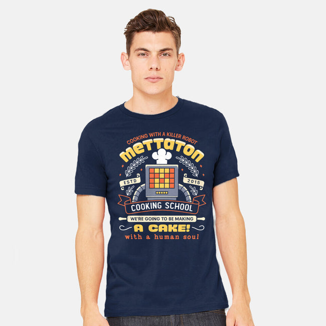 Mettaton Cooking School Crest-Mens-Heavyweight-Tee-LAGELANTEE