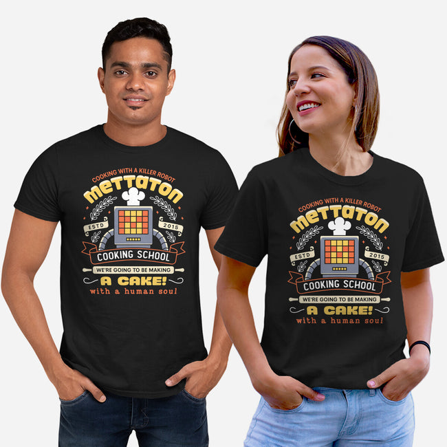 Mettaton Cooking School Crest-Unisex-Basic-Tee-LAGELANTEE