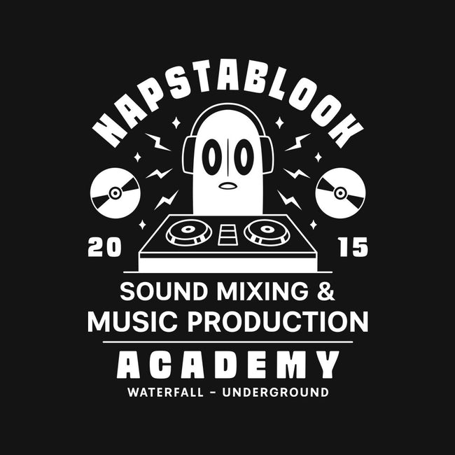 Napstablook Sound Mixing Emblem-Womens-Fitted-Tee-LAGELANTEE