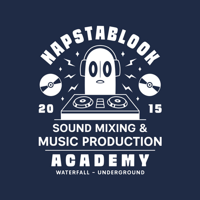 Napstablook Sound Mixing Emblem-Womens-Fitted-Tee-LAGELANTEE
