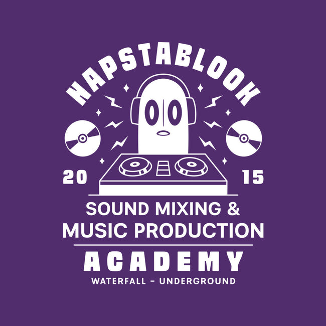 Napstablook Sound Mixing Emblem-Womens-Fitted-Tee-LAGELANTEE