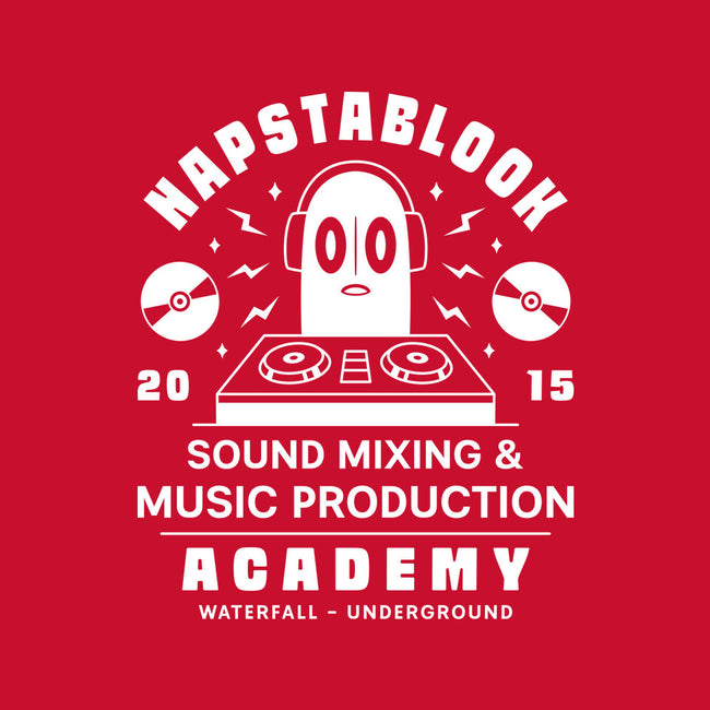Napstablook Sound Mixing Emblem-Womens-Fitted-Tee-LAGELANTEE