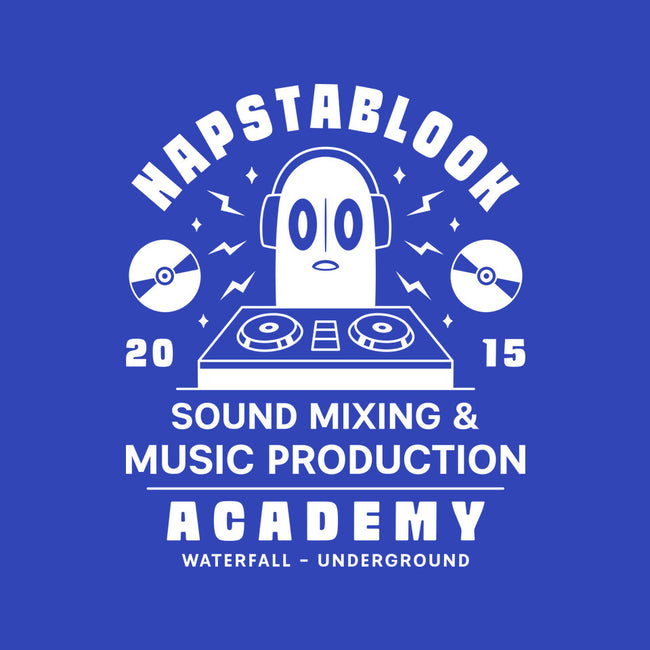 Napstablook Sound Mixing Emblem-Mens-Basic-Tee-LAGELANTEE