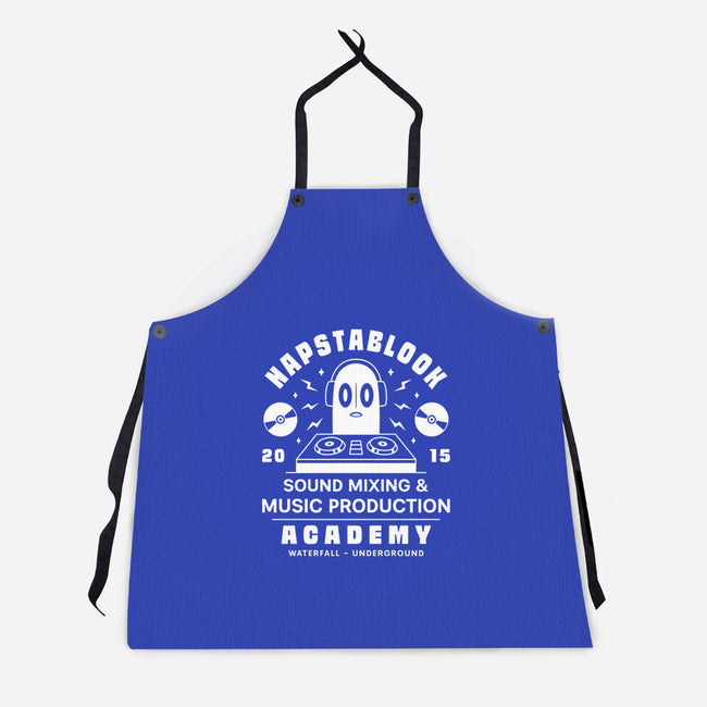 Napstablook Sound Mixing Emblem-Unisex-Kitchen-Apron-LAGELANTEE