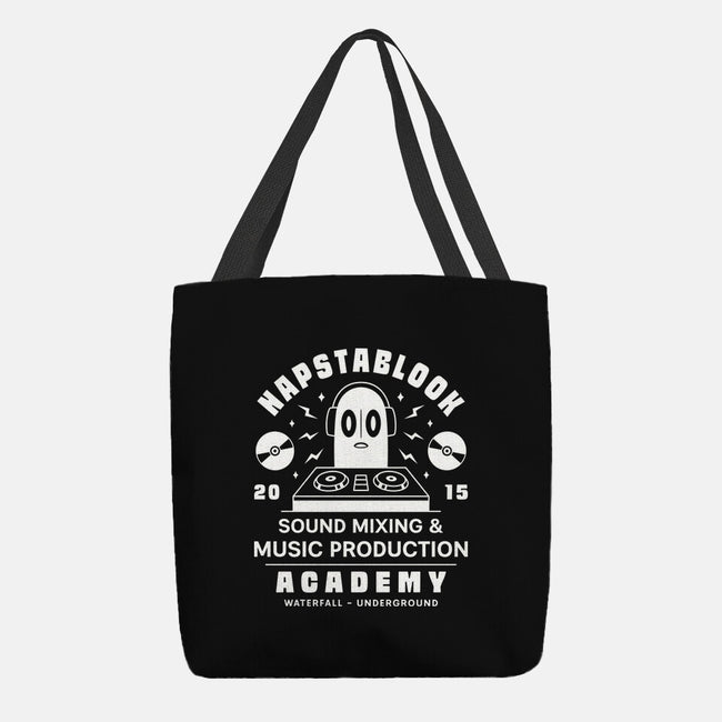 Napstablook Sound Mixing Emblem-None-Basic Tote-Bag-LAGELANTEE