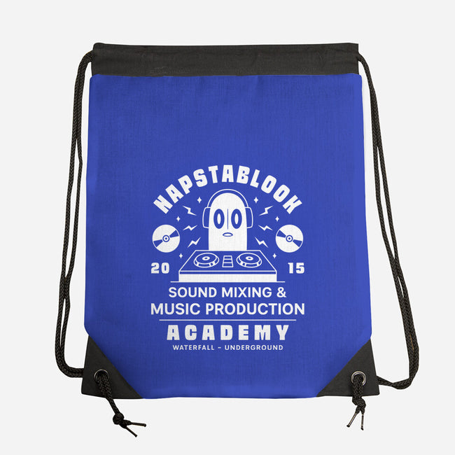 Napstablook Sound Mixing Emblem-None-Drawstring-Bag-LAGELANTEE