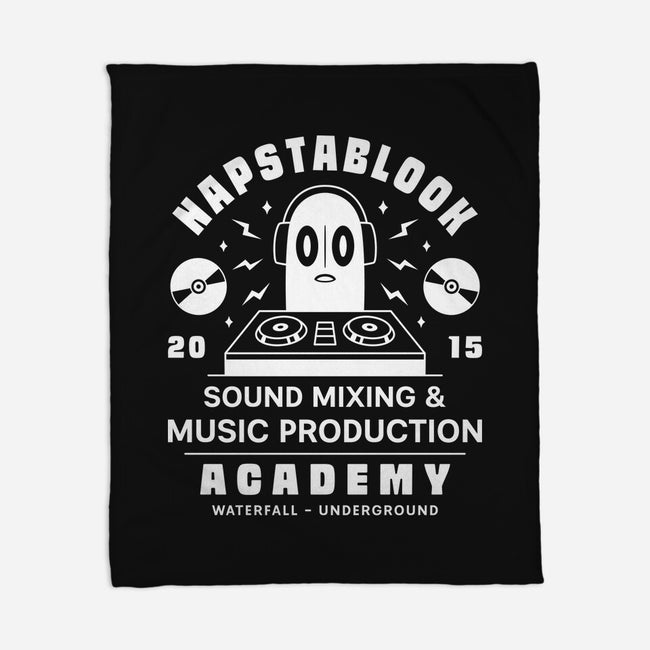 Napstablook Sound Mixing Emblem-None-Fleece-Blanket-LAGELANTEE