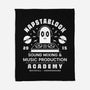 Napstablook Sound Mixing Emblem-None-Fleece-Blanket-LAGELANTEE