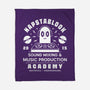 Napstablook Sound Mixing Emblem-None-Fleece-Blanket-LAGELANTEE