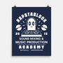 Napstablook Sound Mixing Emblem-None-Matte-Poster-LAGELANTEE