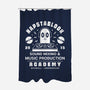 Napstablook Sound Mixing Emblem-None-Polyester-Shower Curtain-LAGELANTEE