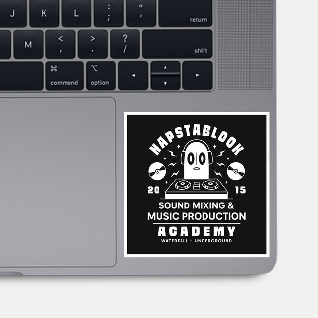 Napstablook Sound Mixing Emblem-None-Glossy-Sticker-LAGELANTEE