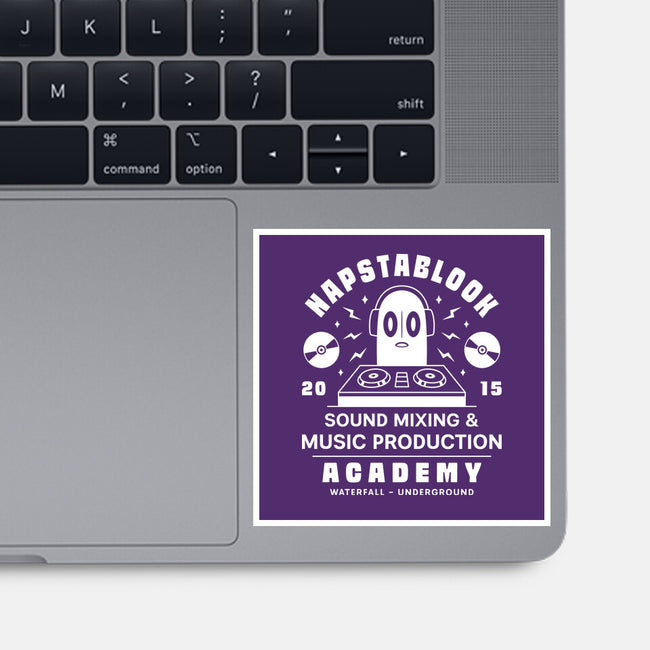 Napstablook Sound Mixing Emblem-None-Glossy-Sticker-LAGELANTEE