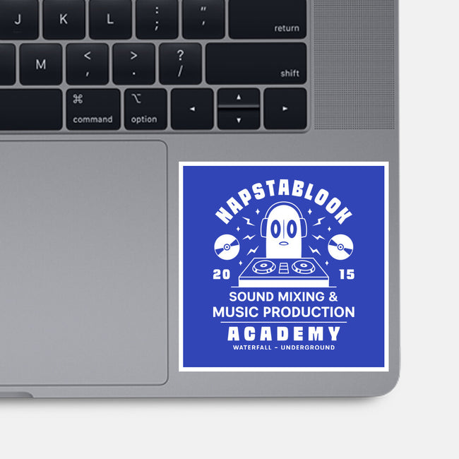 Napstablook Sound Mixing Emblem-None-Glossy-Sticker-LAGELANTEE