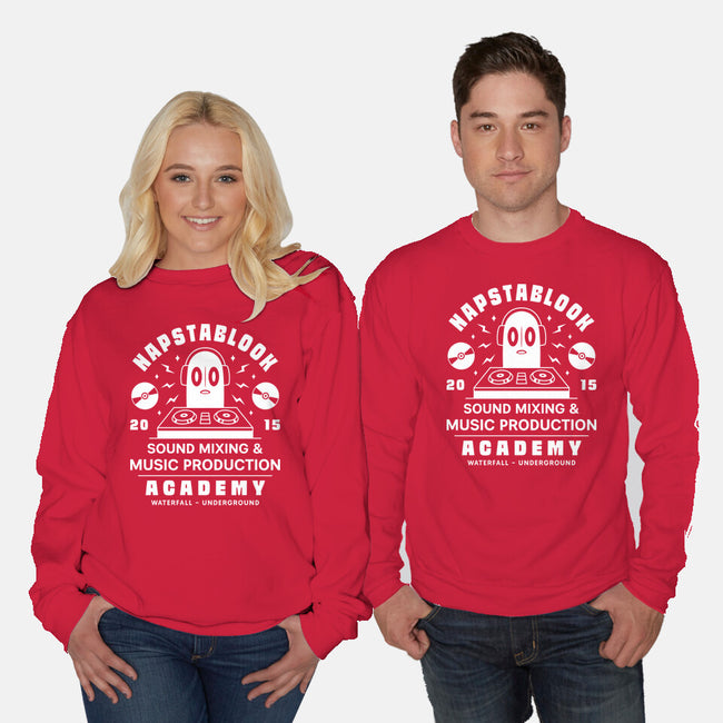 Napstablook Sound Mixing Emblem-Unisex-Crew Neck-Sweatshirt-LAGELANTEE