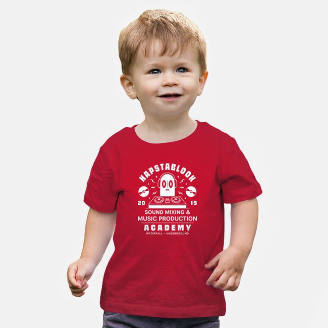 Napstablook Sound Mixing Emblem-Baby-Basic-Tee-LAGELANTEE