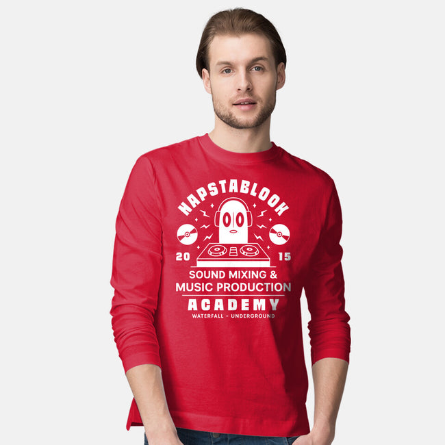 Napstablook Sound Mixing Emblem-Mens-Long Sleeved-Tee-LAGELANTEE