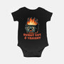 Burnt Out And Trashy-Baby-Basic-Onesie-Lorets