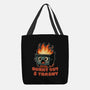 Burnt Out And Trashy-None-Basic Tote-Bag-Lorets