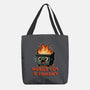 Burnt Out And Trashy-None-Basic Tote-Bag-Lorets