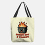 Burnt Out And Trashy-None-Basic Tote-Bag-Lorets