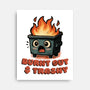 Burnt Out And Trashy-None-Stretched-Canvas-Lorets