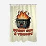 Burnt Out And Trashy-None-Polyester-Shower Curtain-Lorets