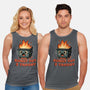 Burnt Out And Trashy-Unisex-Basic-Tank-Lorets