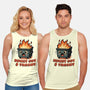 Burnt Out And Trashy-Unisex-Basic-Tank-Lorets