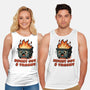 Burnt Out And Trashy-Unisex-Basic-Tank-Lorets