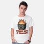 Burnt Out And Trashy-Mens-Basic-Tee-Lorets