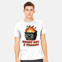 Burnt Out And Trashy-Mens-Heavyweight-Tee-Lorets