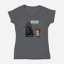 Dad Duties-Womens-V-Neck-Tee-Boggs Nicolas