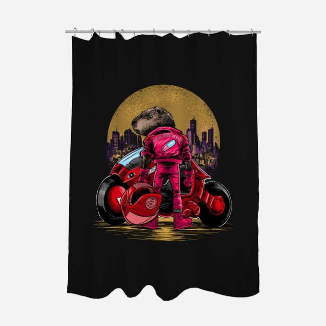 Capybira-None-Polyester-Shower Curtain-zascanauta