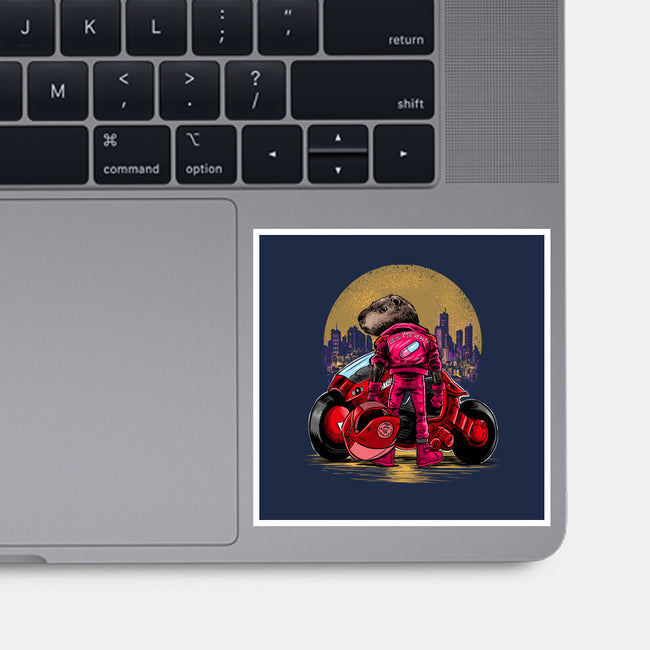Capybira-None-Glossy-Sticker-zascanauta