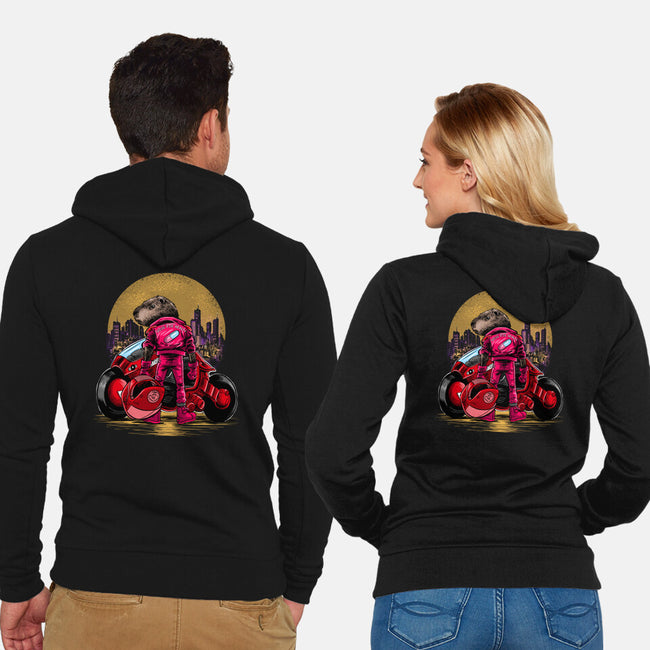 Capybira-Unisex-Zip-Up-Sweatshirt-zascanauta