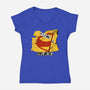 Kindness Is Punk Rock-Womens-V-Neck-Tee-Soletine