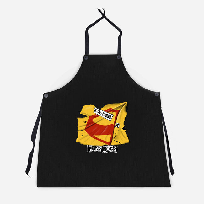 Kindness Is Punk Rock-Unisex-Kitchen-Apron-Soletine