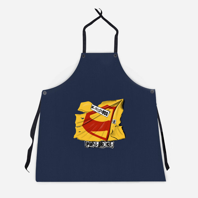 Kindness Is Punk Rock-Unisex-Kitchen-Apron-Soletine