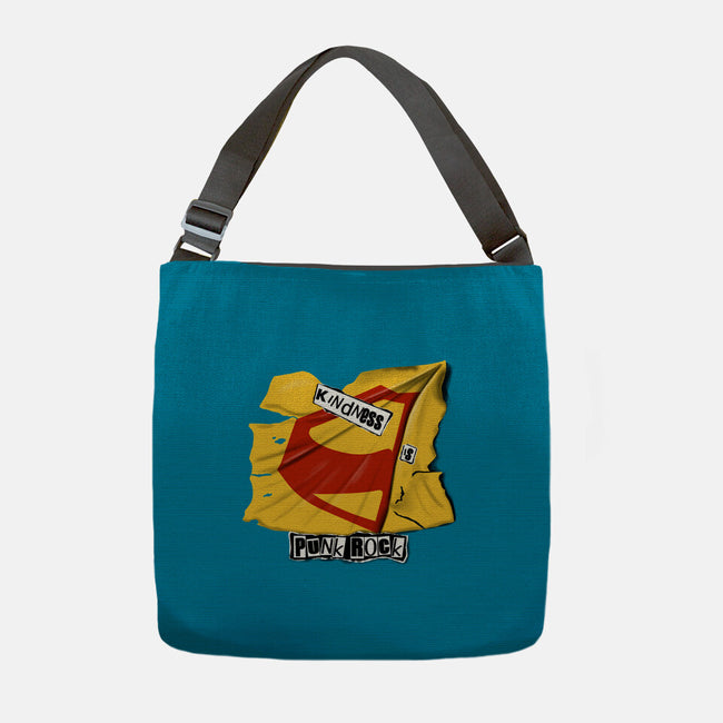 Kindness Is Punk Rock-None-Adjustable Tote-Bag-Soletine