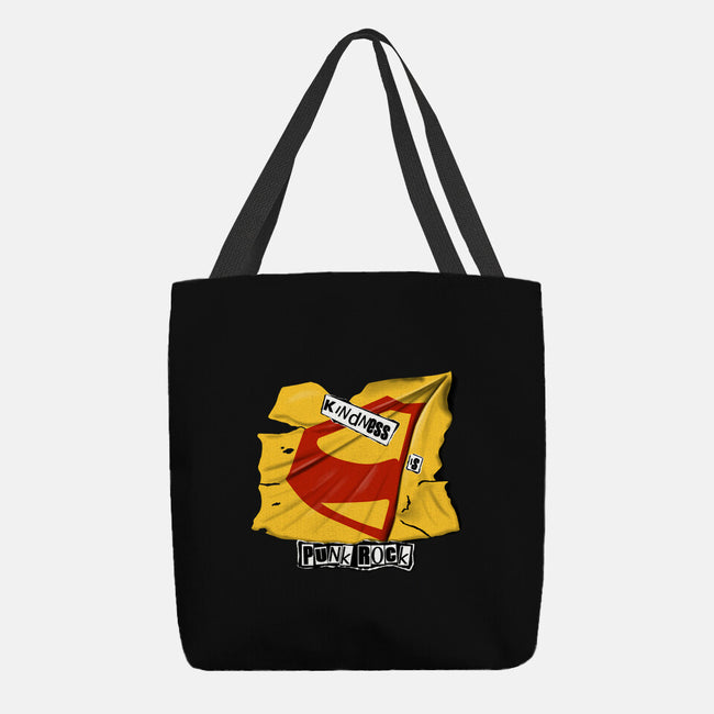 Kindness Is Punk Rock-None-Basic Tote-Bag-Soletine