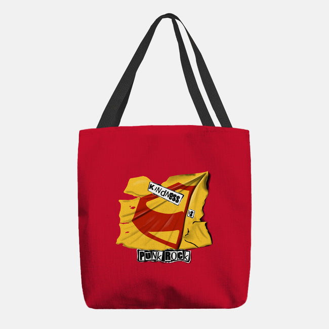 Kindness Is Punk Rock-None-Basic Tote-Bag-Soletine