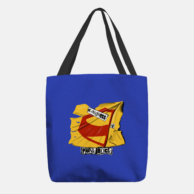 Kindness Is Punk Rock-None-Basic Tote-Bag-Soletine