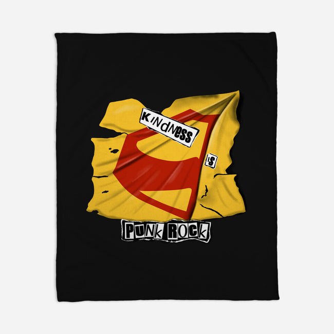 Kindness Is Punk Rock-None-Fleece-Blanket-Soletine