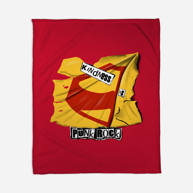 Kindness Is Punk Rock-None-Fleece-Blanket-Soletine