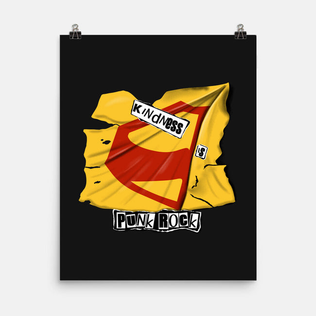Kindness Is Punk Rock-None-Matte-Poster-Soletine