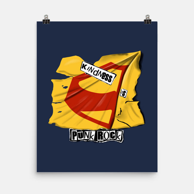 Kindness Is Punk Rock-None-Matte-Poster-Soletine