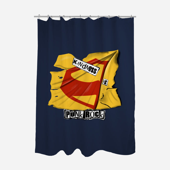 Kindness Is Punk Rock-None-Polyester-Shower Curtain-Soletine