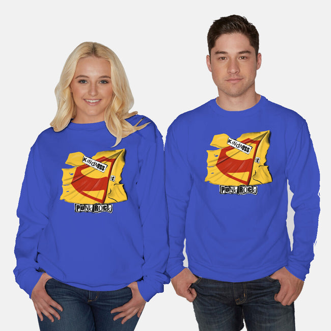 Kindness Is Punk Rock-Unisex-Crew Neck-Sweatshirt-Soletine